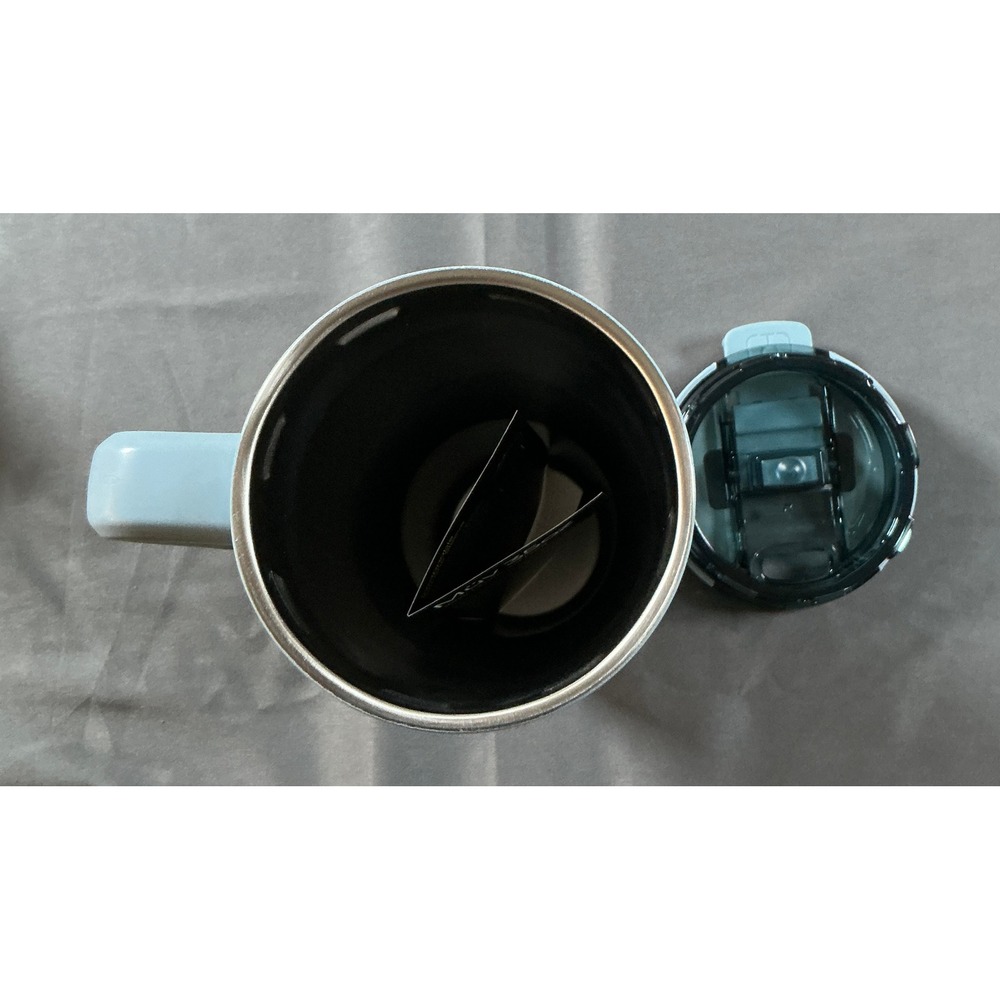 BruMate Muv 35oz Insulated Coffee Mug Mist Blue Travel Tumbler DWMV35MIT - Picture 6 of 7